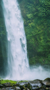 Amazing Nungnung waterfall close up, Bali Indonesia Amazing Nungnung waterfall close up, Bali Indonesia